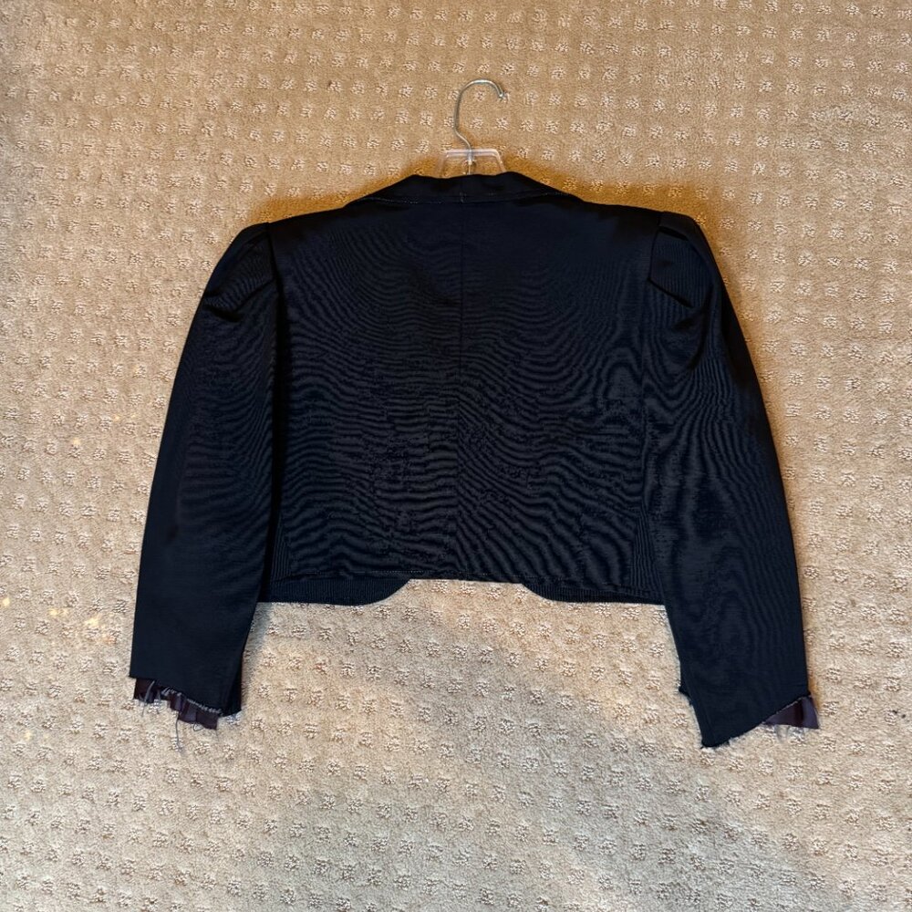 VINTAGE SAINT LAURENT Cropped Blazer Size 44 - Picture 2 of 3